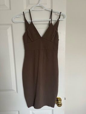 Women's Spaghetti Strap V-Neck Dress